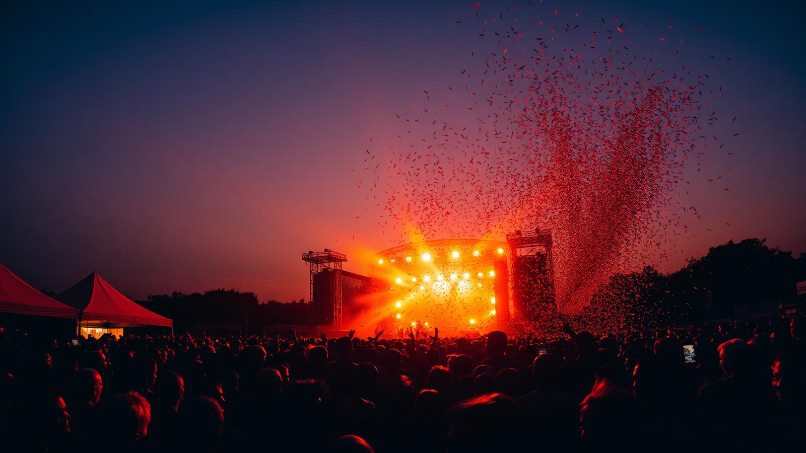Concerts, festivals and cultural spectacles